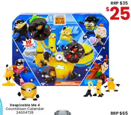 Toymate Despicable Me 4 Countdown Calendar offer