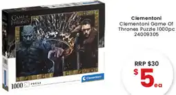 Toymate Clementoni Game Of Thrones Puzzle offer