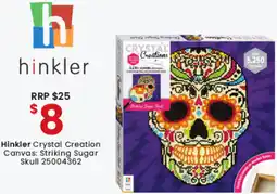 Toymate Hinkler Crystal Creation Canvas: Striking Sugar Skull offer