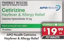 Pharmacy4Less Cetirizine Hayfever & Allergy Relief offer