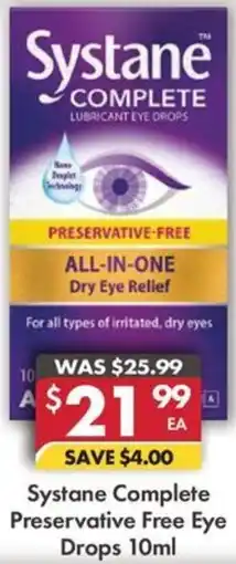 Pharmacy4Less Systane Complete offer