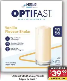 Pharmacy4Less Optifast VLCD Shake Vanilla offer
