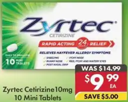 Pharmacy4Less Zyrtec Cetirizine offer