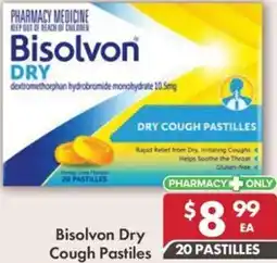 Pharmacy4Less Bisolvon Dry Cough Pastiles offer