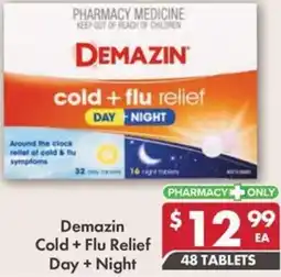 Pharmacy4Less Demazin Cold + Flu Relief offer
