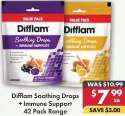 Pharmacy4Less Difflam Soothing Drops + Immune Support offer