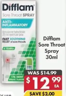 Pharmacy4Less Difflam Sore Throat Spray offer