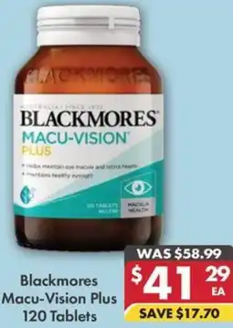 Pharmacy4Less Blackmores Macu-Vision Plus offer