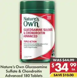 Pharmacy4Less Nature's Own Glucosamine Sulfate & Chondroitin Advanced offer