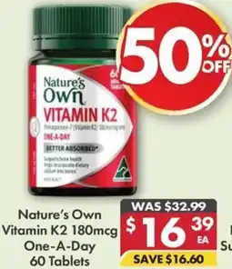 Pharmacy4Less Nature's Own Vitamin K2 offer