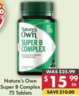 Pharmacy4Less Nature's Own Super B Complex offer