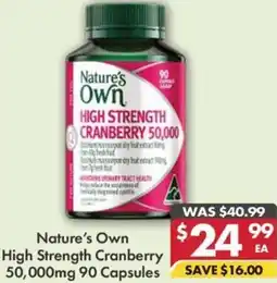 Pharmacy4Less Nature's Own High Strength Cranberry offer