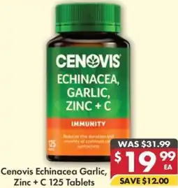 Pharmacy4Less Cenovis Echinacea Garlic, Zinc + C offer
