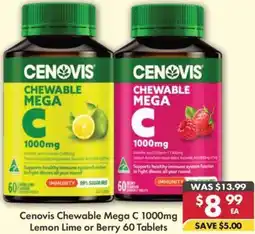 Pharmacy4Less Cenovis Chewable Mega C offer