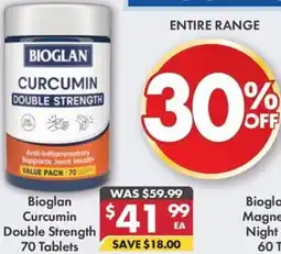 Pharmacy4Less Bioglan Curcumin Double Strength offer