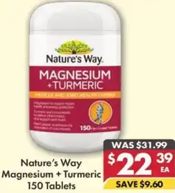 Pharmacy4Less Nature's Way Magnesium + Turmeric offer