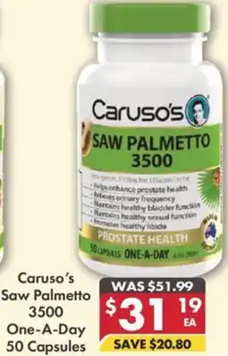 Pharmacy4Less Caruso's Saw Palmetto offer
