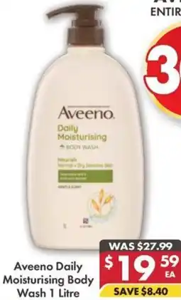 Pharmacy4Less Aveeno Daily Moisturising Body Wash offer