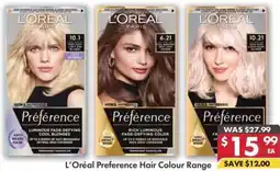 Pharmacy4Less L'Orรฉal Preference Hair Colour Range offer