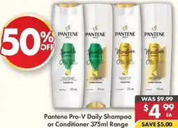 Pharmacy4Less Pantene Pro-V Daily Shampoo or Conditioner Range offer