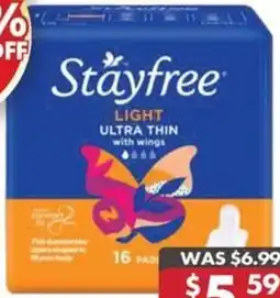 Pharmacy4Less Stayfree Ultra Thin Light Pads With Wings offer