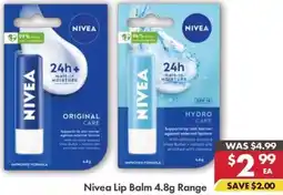 Pharmacy4Less Nivea Lip Balm Range offer
