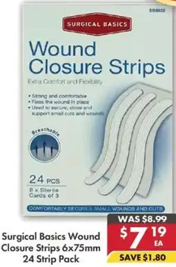 Pharmacy4Less Surgical Basics Wound Closure Strips offer