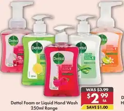 Pharmacy4Less Dettol Foam or Liquid Hand Wash offer