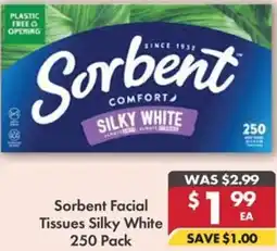 Pharmacy4Less Sorbent Facial Tissues Silky White offer