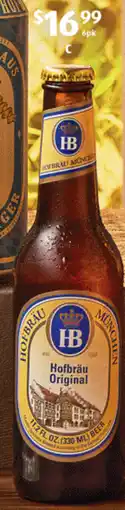 ALDI Hofbräu Original offer