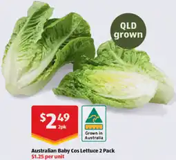 ALDI Australian Baby Cos Lettuce offer