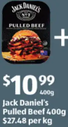 ALDI Jack Daniel's Pulled Beef offer