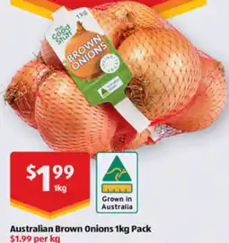 ALDI Australian Brown Onions offer