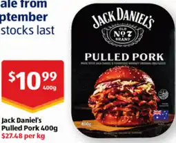 ALDI Jack Daniel's Pulled Pork offer
