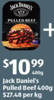 ALDI Jack Daniel's Pulled Beef offer