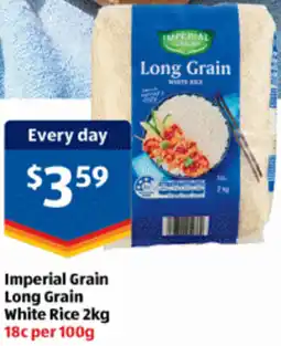 ALDI Imperial Grain Long Grain White Rice offer