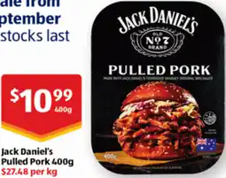 ALDI Jack Daniel's Pulled Pork offer