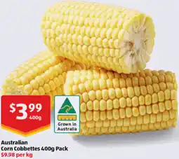 ALDI Australian Corn Cobbettes offer
