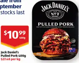 ALDI Jack Daniel's Pulled Pork offer