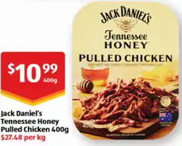 ALDI Jack Daniel's Tennessee Honey Pulled Chicken offer