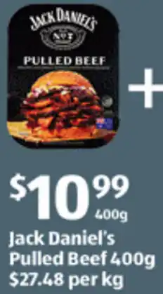ALDI Jack Daniel's Pulled Beef offer