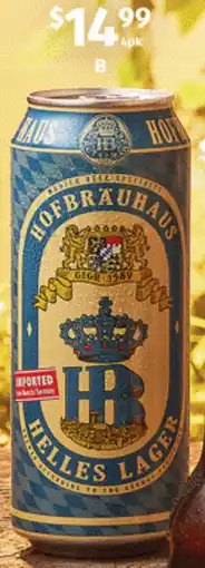 ALDI Hofbräu Helles Lager offer