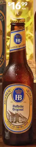 ALDI Hofbräu Original offer