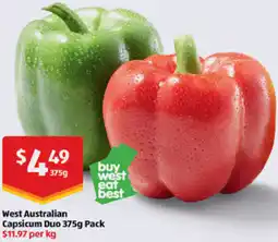 ALDI West Australian Capsicum Duo offer