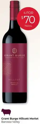 Porters Grant Burge Hillcott Merlot Barossa Valley offer
