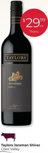 Porters Taylors Jaraman Shiraz Clare Valley offer