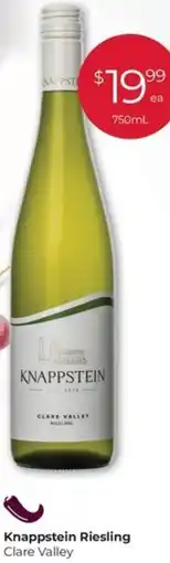 Porters Knappstein Riesling Clare Valley offer