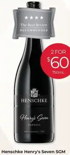 Porters Henschke Henry's Seven SGM offer