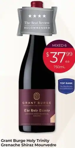Porters Grant Burge Holy Trinity Grenache Shiraz Mourvedre offer