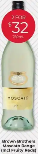 Porters Brown Brothers Moscato Range offer